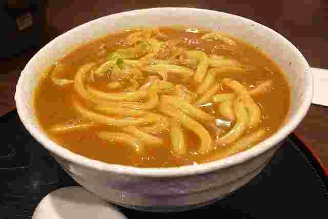 ココイチのカレーうどんの大盛り