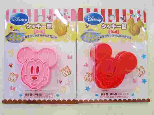 ディズニーキャラクターのクッキー型