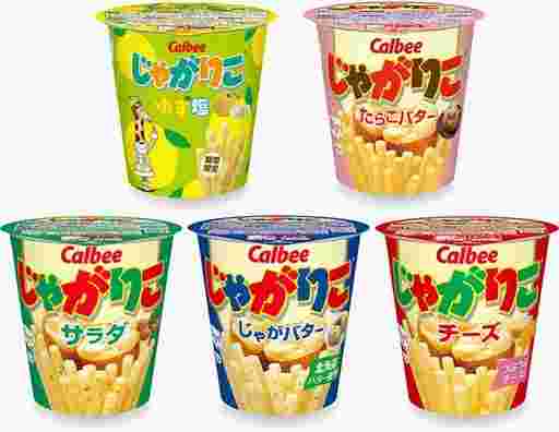 チーズやサラダなど5種類のじゃがりこ
