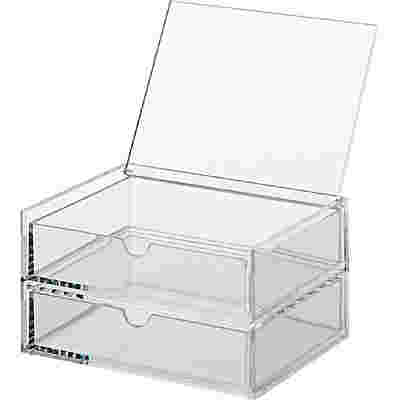 無印良品の重なるアクリルケース