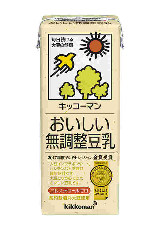 キッコーマンの無調整豆乳