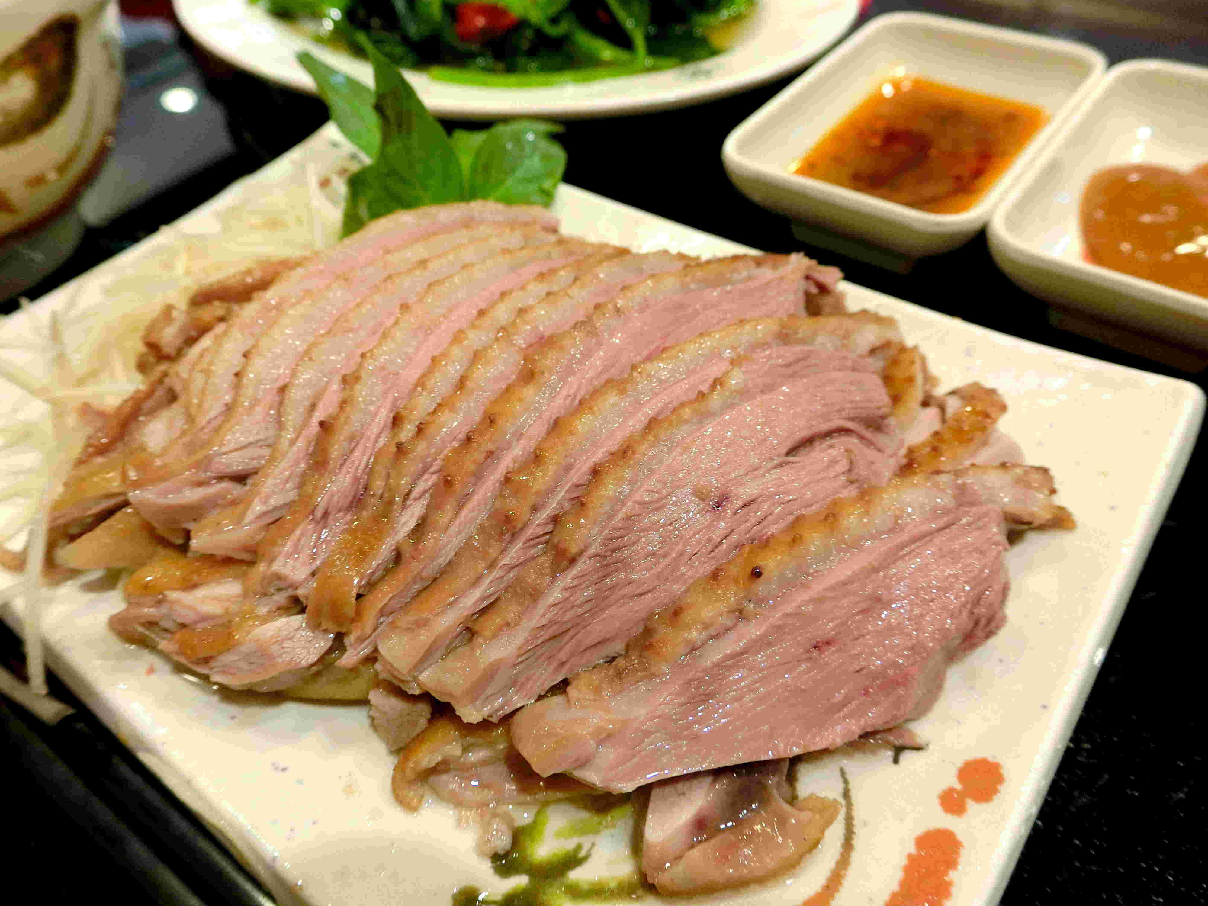 ガチョウ肉の燻製
