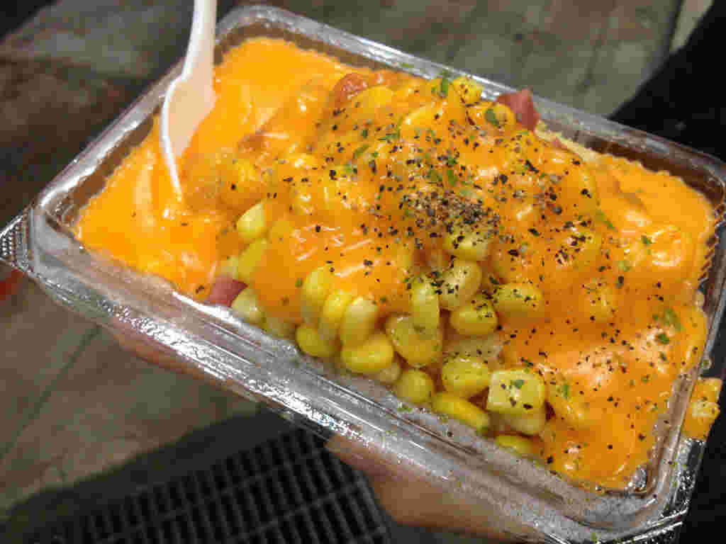 台湾グルメのチーズポテト