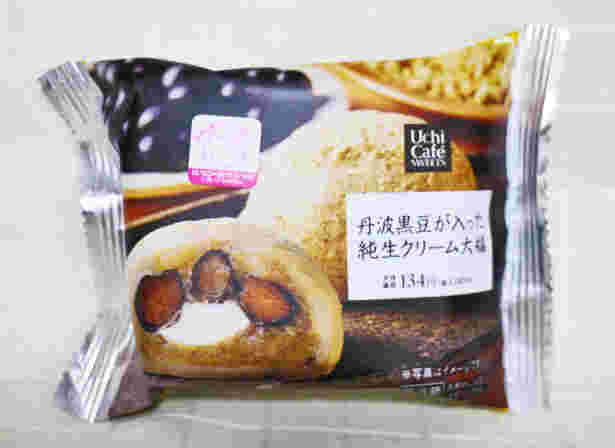 丹波黒豆の純正クリーム大福外装