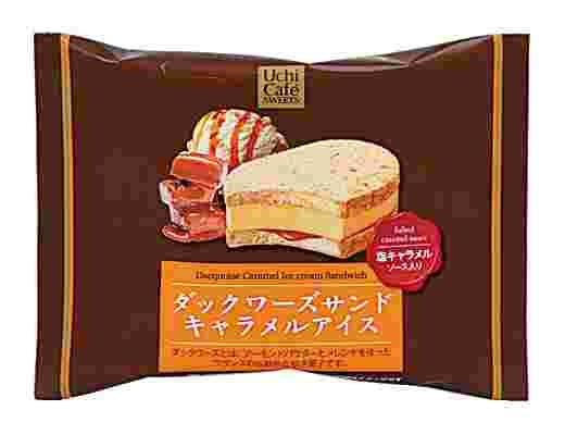 ダックワーズサンドキャラメルアイス外装