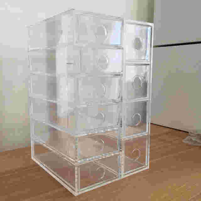 無印良品のアクリルケース