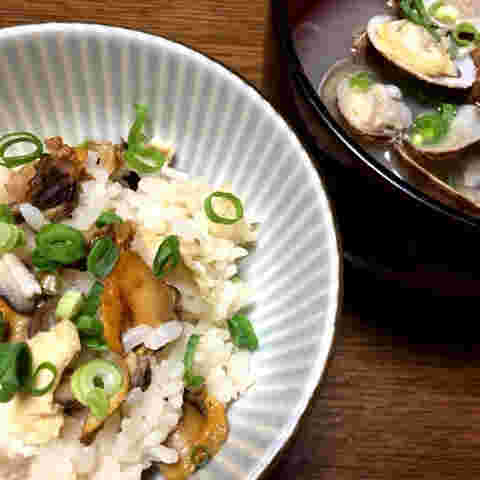サルボウ貝の炊き込みご飯