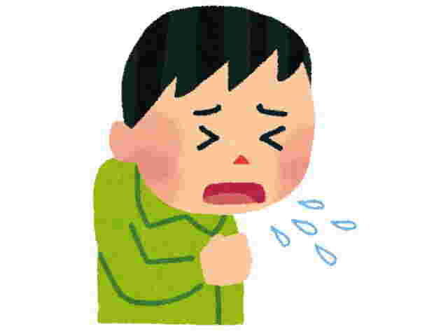 咳き込む子供