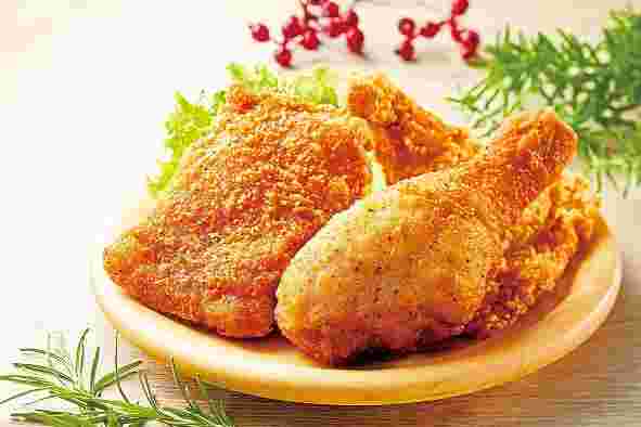 黄金チキン骨付きコンソメ