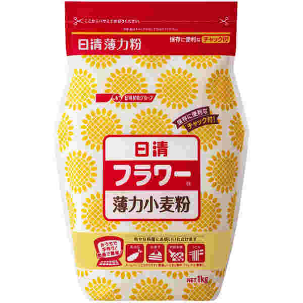 日清の小麦粉のパッケージの写真