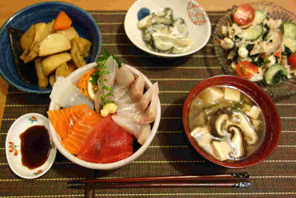 和食の食事一例