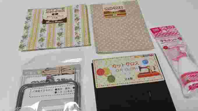 がま口の材料の画像