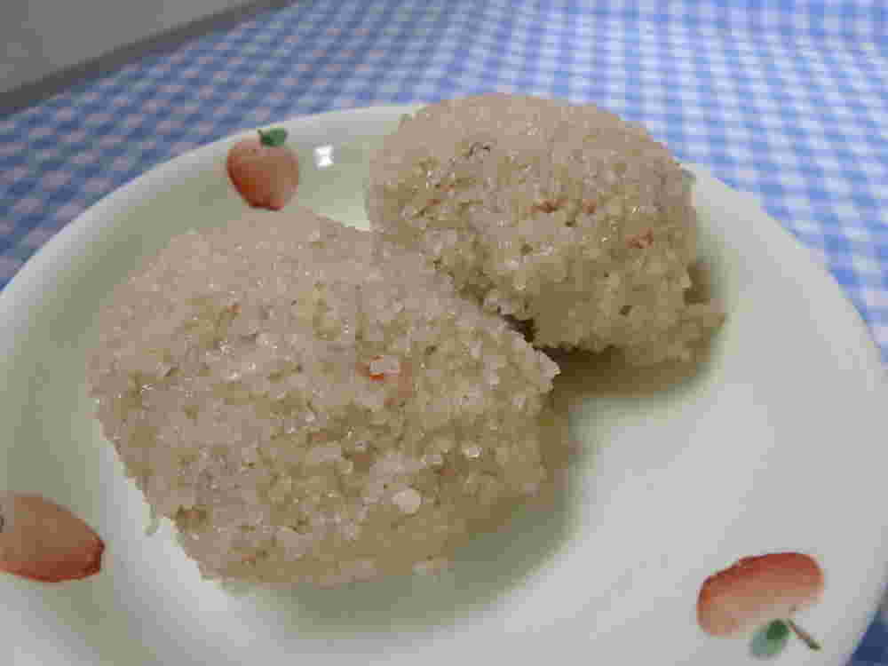 肉団子の道明寺蒸し