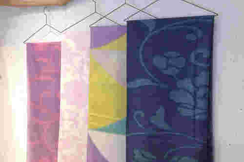 秩父銘仙柄のてぬぐい