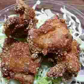 玄米粉を使った唐揚げ