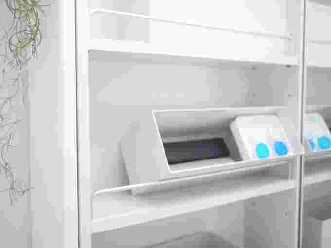 無印のファイルボックスコンタクト収納例