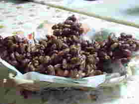 チョコアレンジしたポン菓子