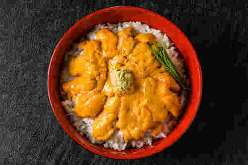 美味しそうなウニ丼