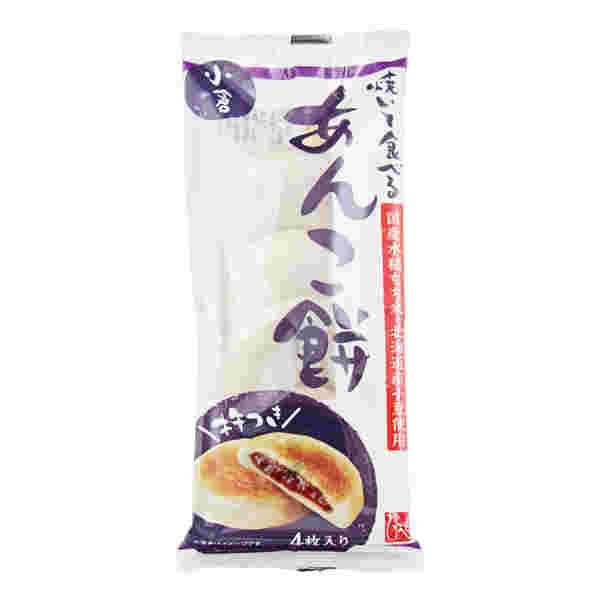 焼いて食べるあんこ餅小倉
