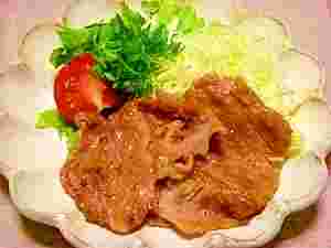 甘い生姜焼き
