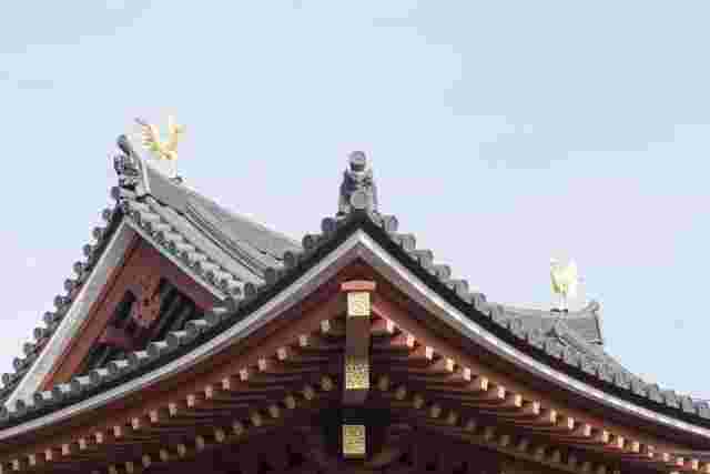 平等院鳳凰堂の屋根