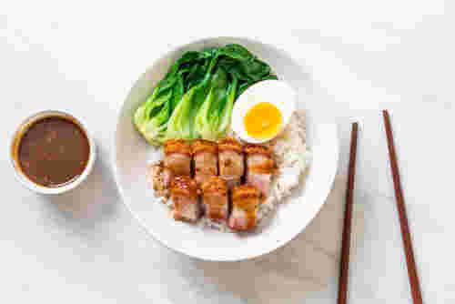 肉と野菜のワンプレートご飯