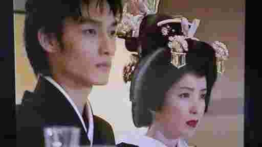 ドラマ「名古屋嫁入り物語」の結婚式のワンシーン