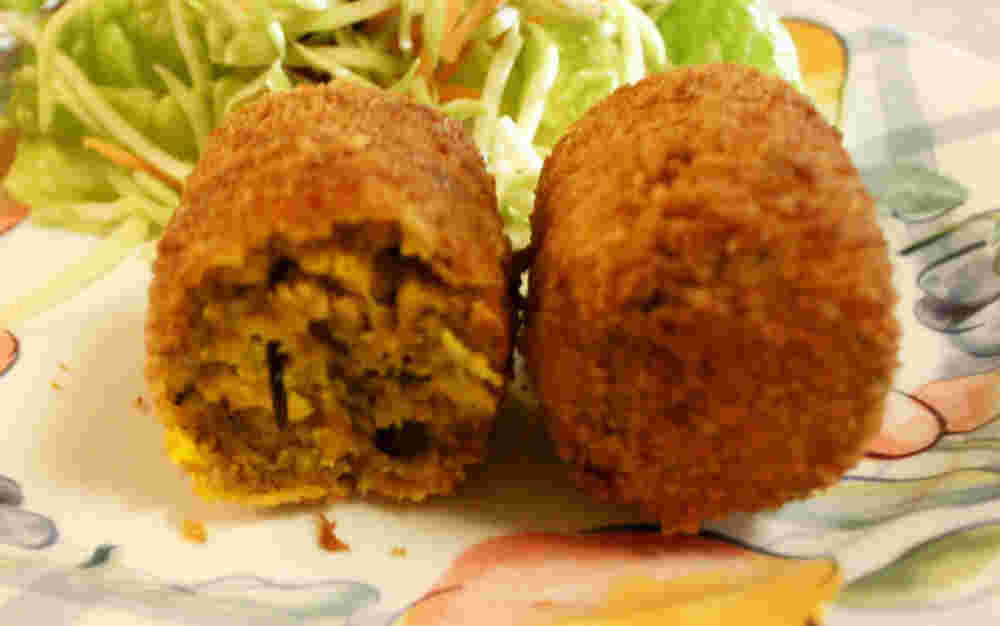 ワイルドライス入りかぼちゃコロッケ