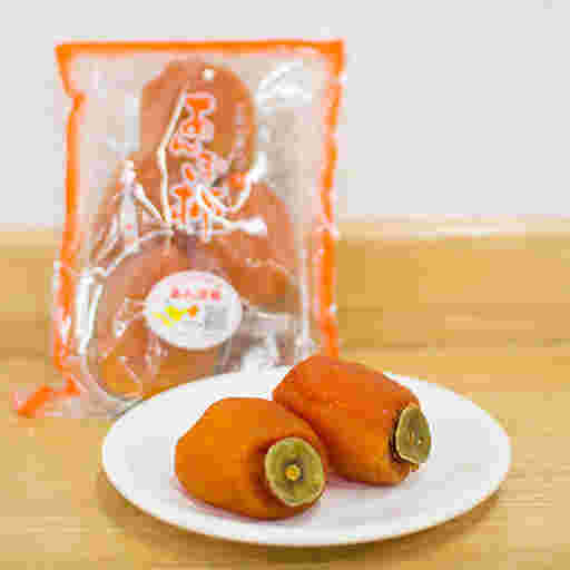 脱酵素剤入りのパッケージにいれられたあんぽ柿