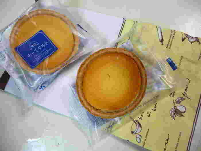 河口湖チーズケーキカーデンのチーズタルト
