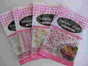 ダイソーお菓子用転写シート