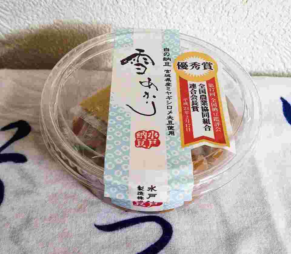 水戸納豆の雪あかり