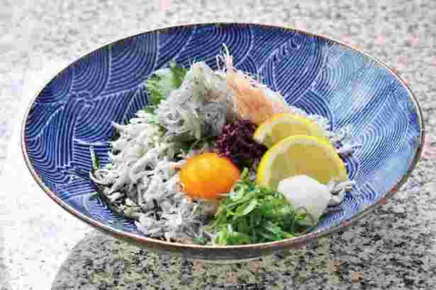 淡路島の生しらす味めぐり丼