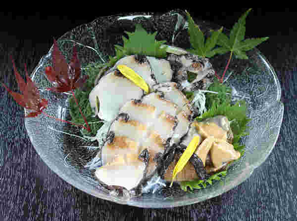 あわびの刺身