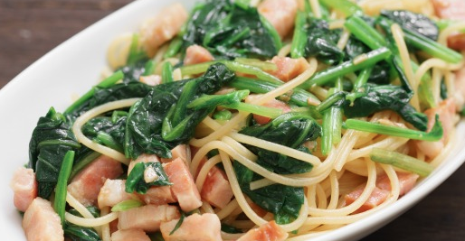 ほうれん草のパスタ