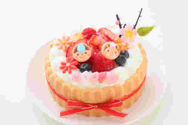 Cake.jpのひなまつり2019 乳幼児向けヨーグルトケーキ
