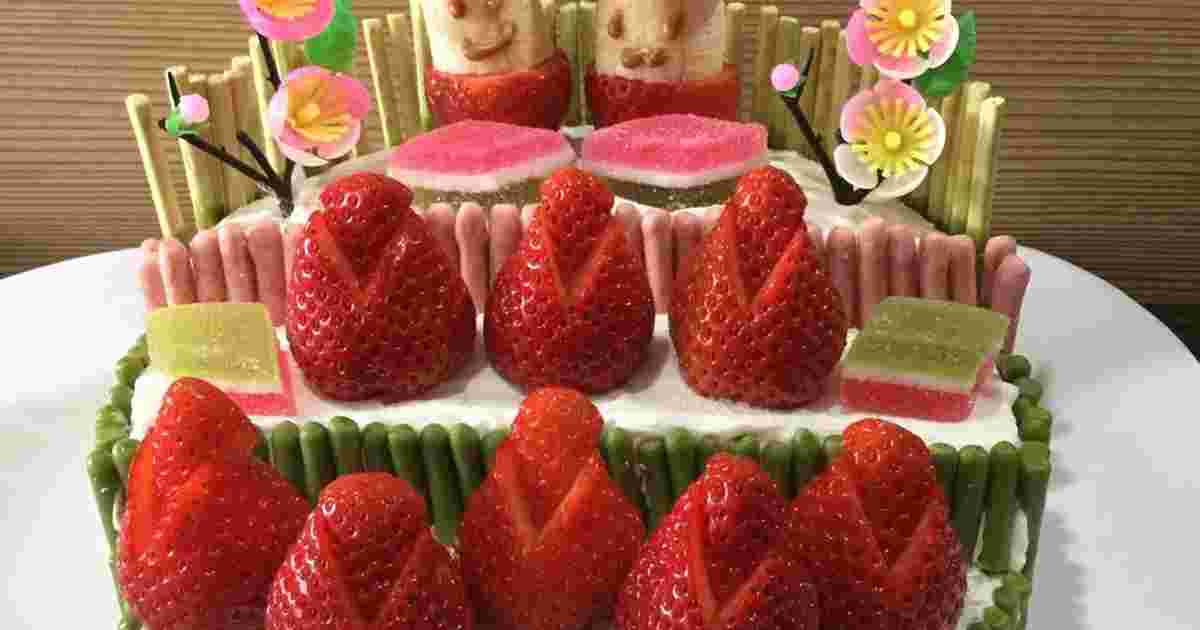 ひな祭りケーキ