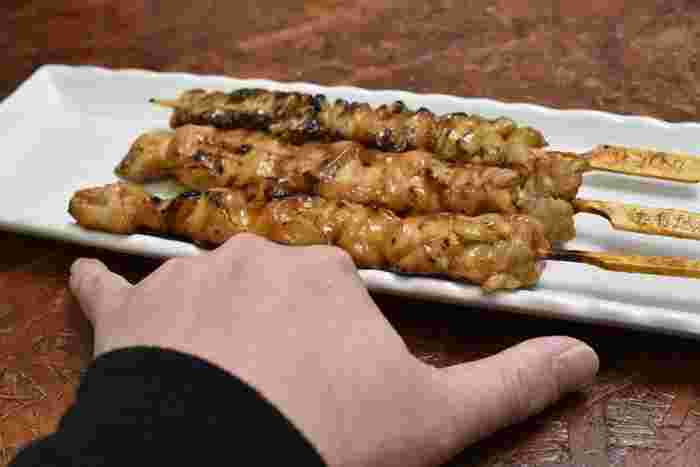 ローソンのでか焼鳥のサイズイメージ