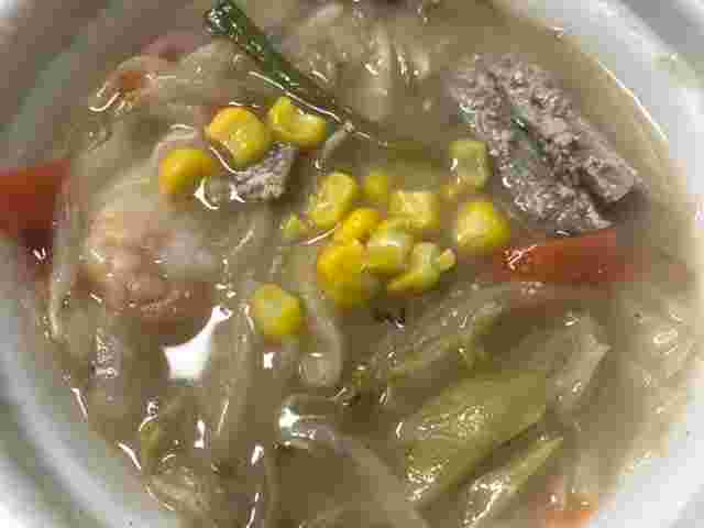 セブンイレブンの野菜を食べようちゃんぽんスープ