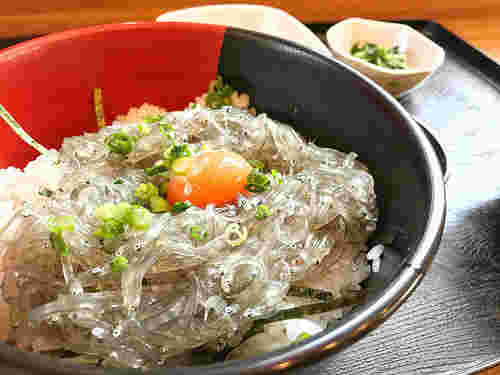 鼓やのしらす丼の紹介
