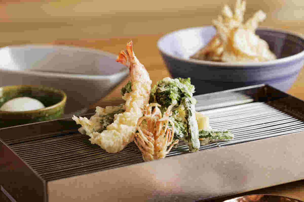 てんぷら山の上Ginzaのランチ