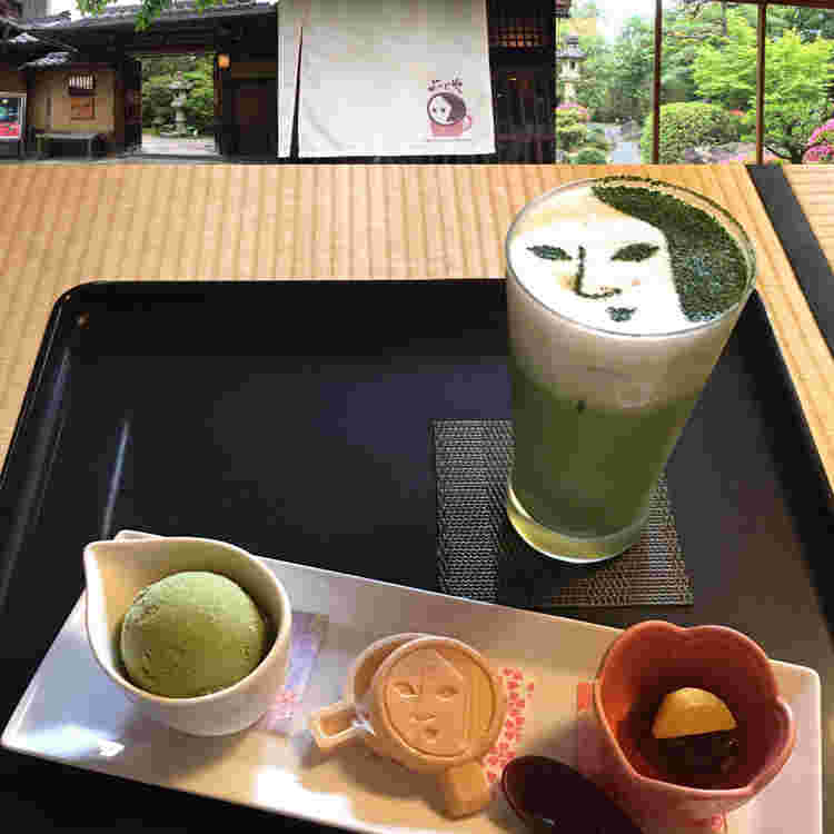 よーじやカフェのメニュー画像
