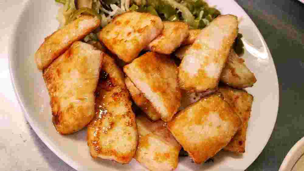 サラダチキンの照り焼き