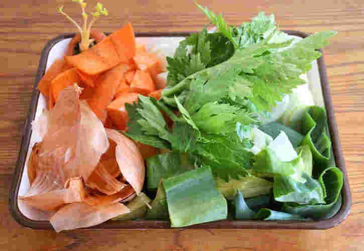 野菜の端切れ