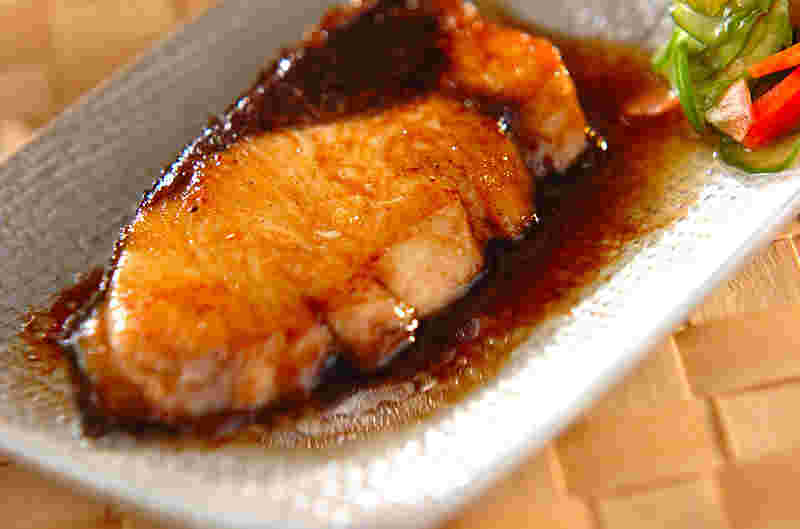 ぶりの照り焼き