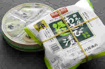 田丸屋のわさび漬け