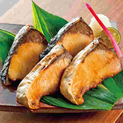 ぶりの塩焼き