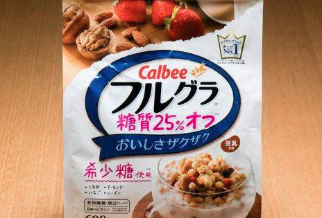 カルビーフルグラ糖質オフ２５％