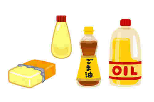 色んな油のイラスト