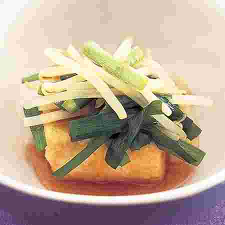 甘酢餡揚げ出し豆腐